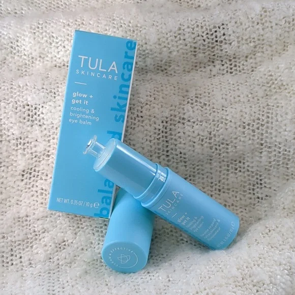 TULA Skincare glow + get it cooling & brightening eye balm, 10g/0.35oz - Picture 1 of 11
